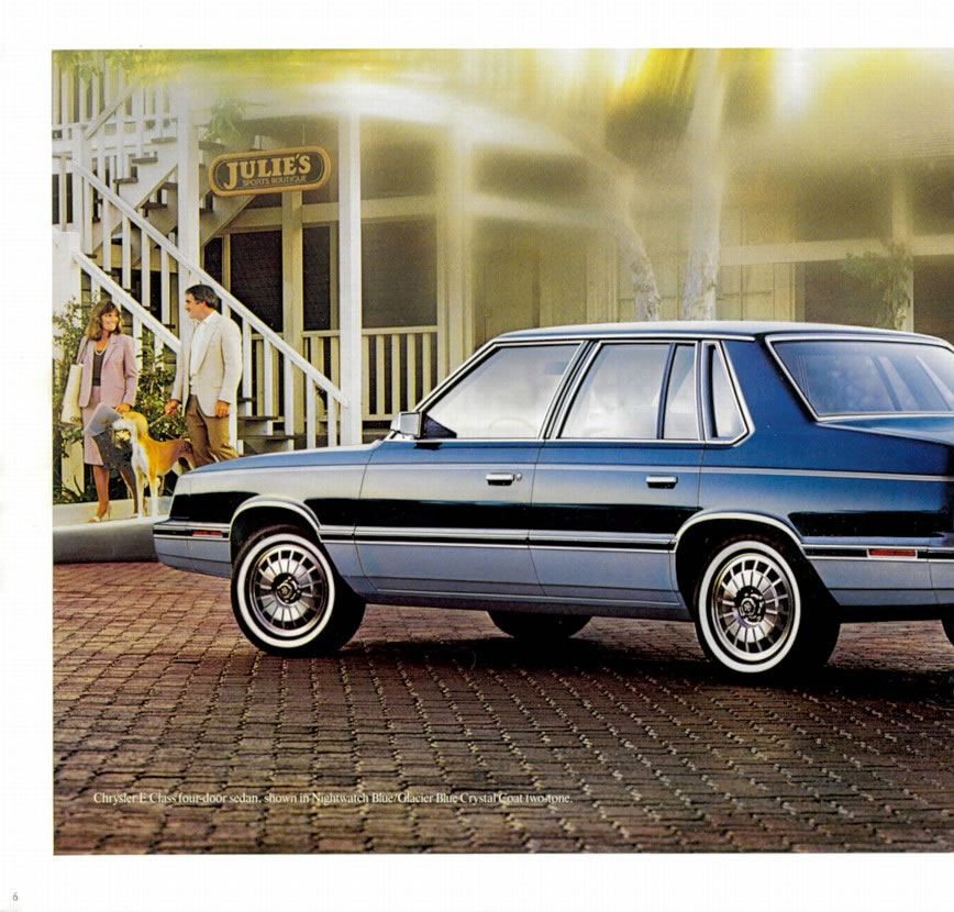 1983 Chrysler E Class Brochure Page 3